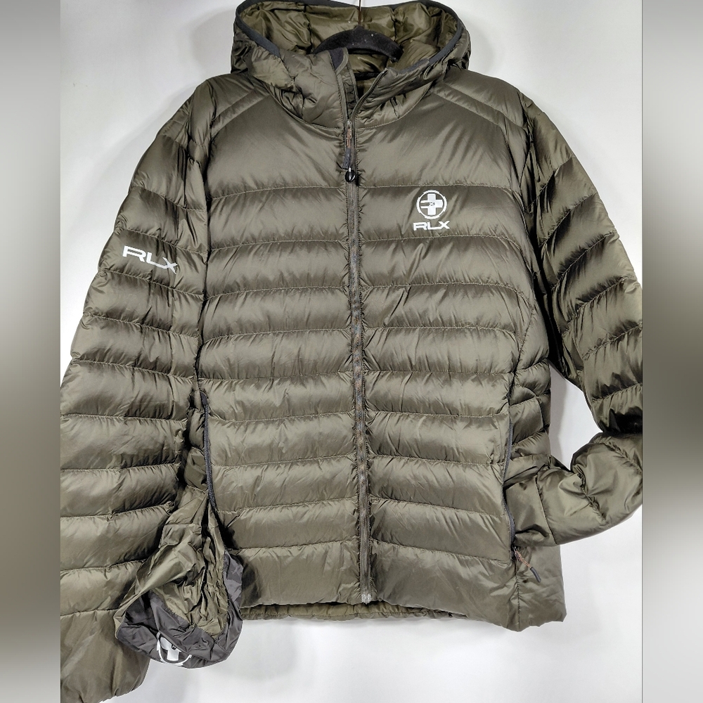 Ralph Lauren RLX Green Packable Down Puffer Jacket